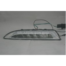 Volkswagen Scirocco 08-13 Clear Light Bar LED Bumper Lamp